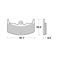 Brzdové destičky VESRAH VD129JL
